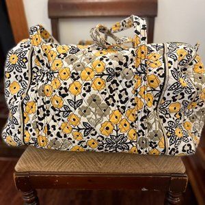 Vera Bradley "Go Wild" Large Travel Duffel Bag - Yellow Floral